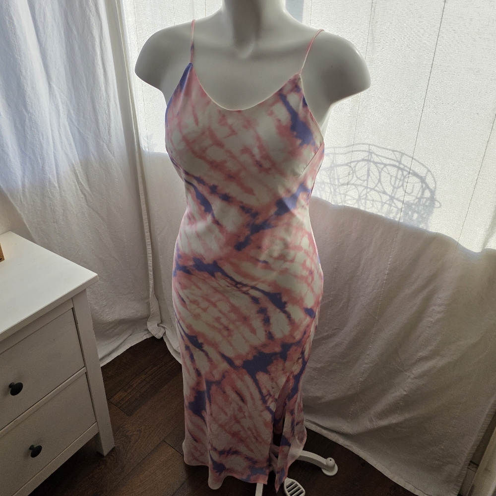 Astr The Label Tie-Dye Dress